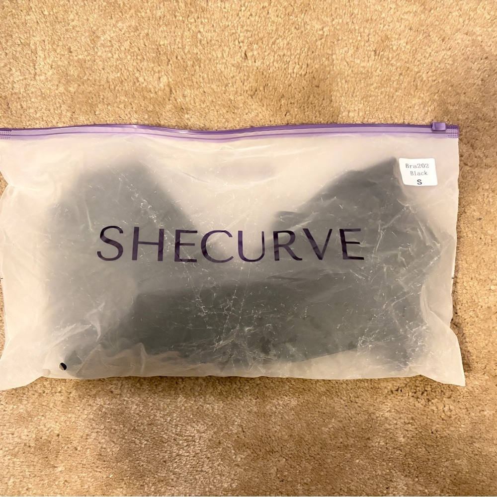 NWT Shecurve Invisible Jelly Lift Bra with Breathable Water Drop Hollow - Small - Picture 2 of 3